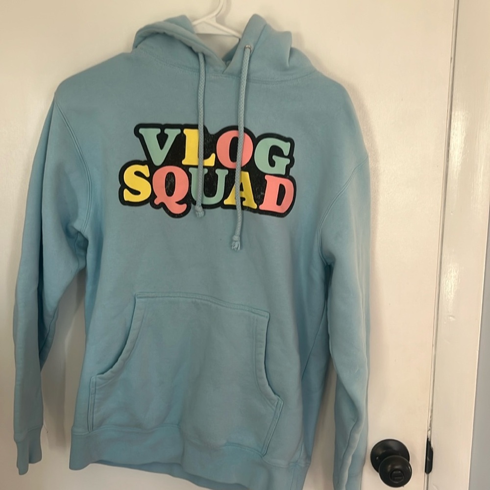 Blue sweatshirt